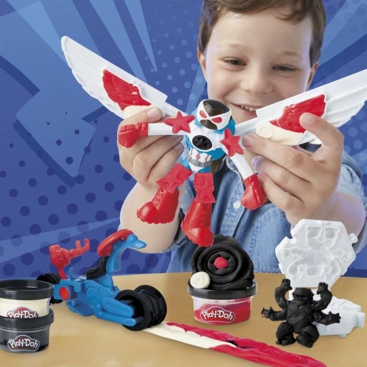 Set di Plastilina Play-Doh Marvel
